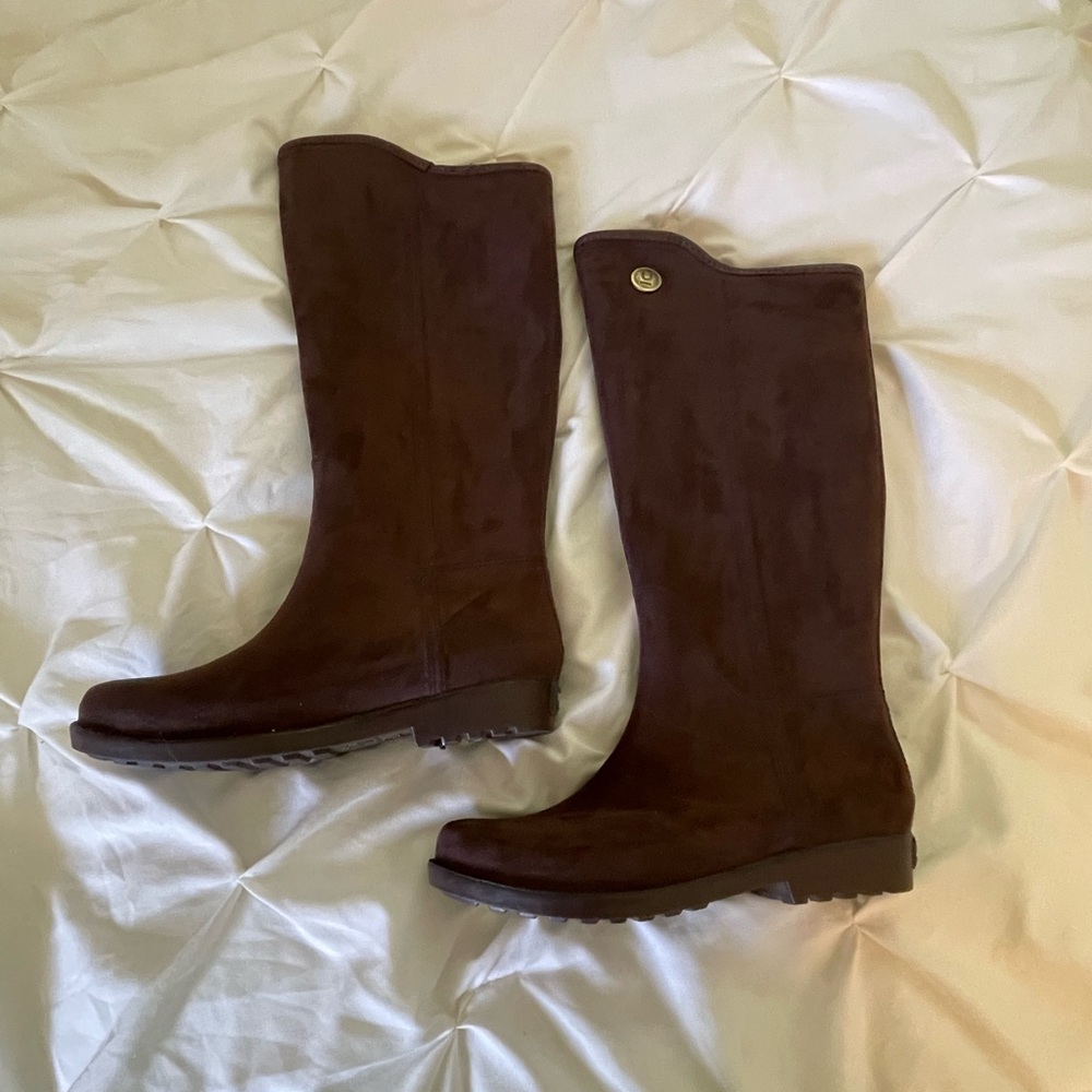 Brown Rain boots - New - 7 - Ulan